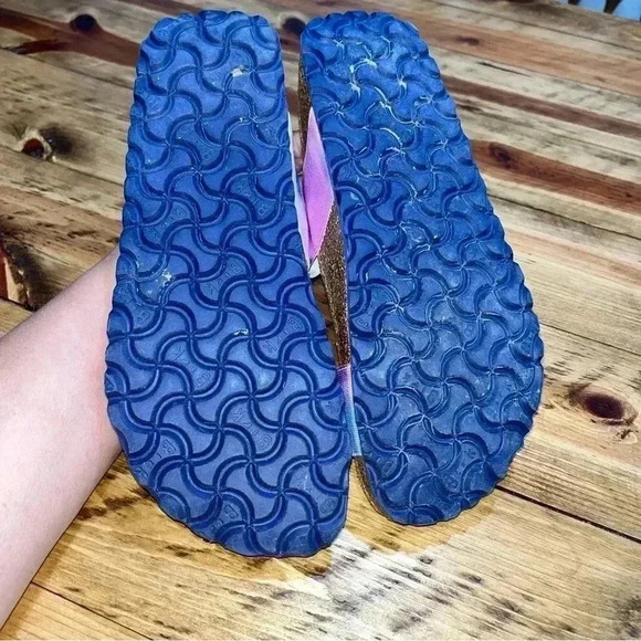 Birkenstock Papillio Curaco Tie Dye Elastic Slip on Sandals in EUC - Picture 4 of 9